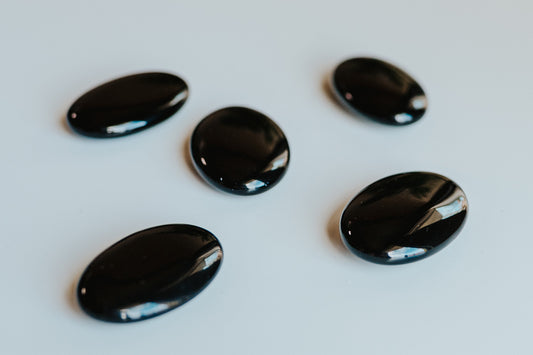 Obsidian Specimen with Collector Card (4"x6")